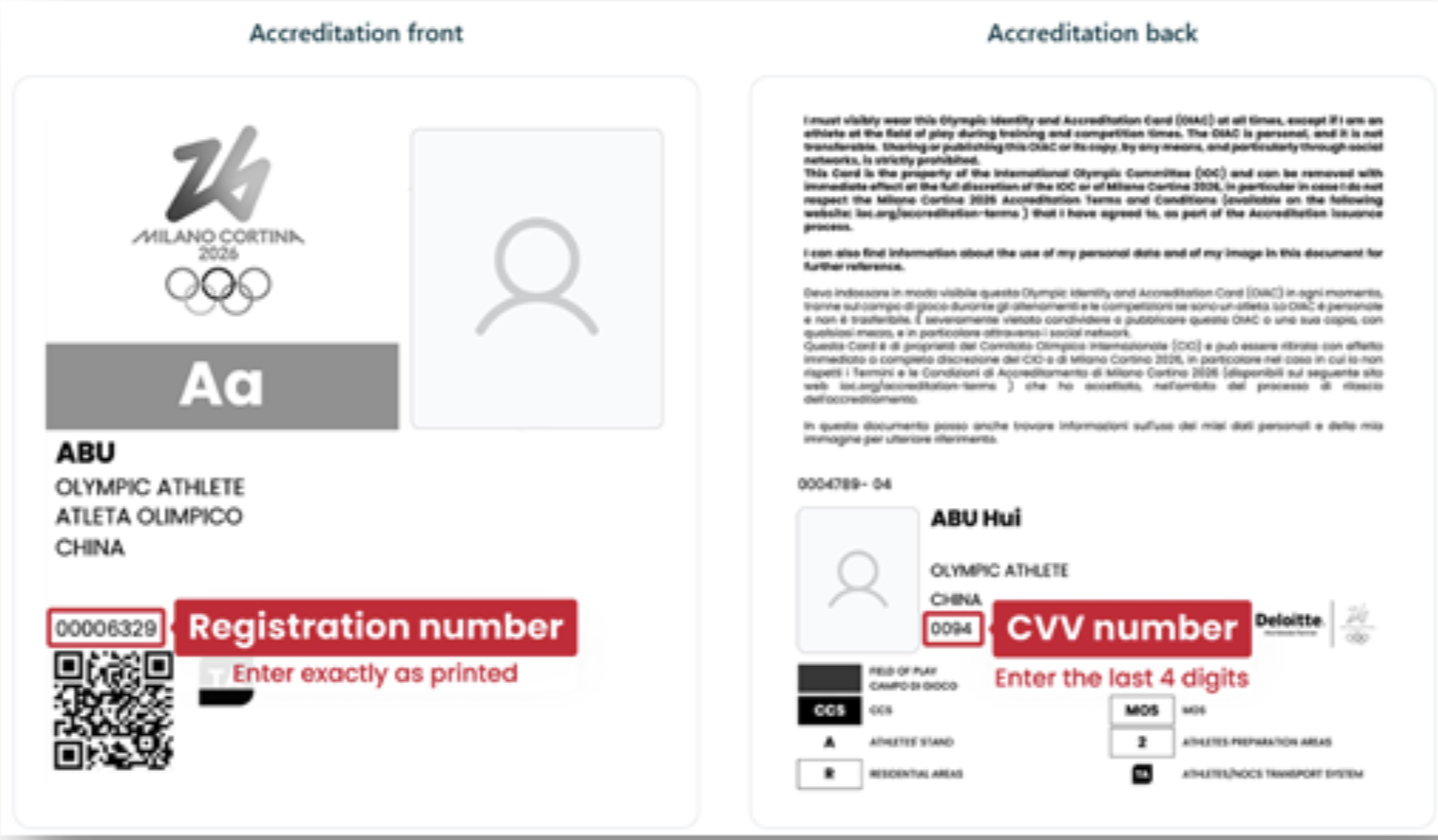 Where to find registration number